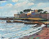 Famous West Paintings - West Anstruther towards the Clubhouse